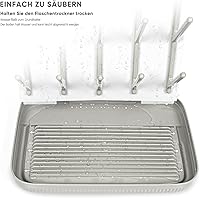 Vista 3 de Termichy Estante de secado de biberones: soporte vertical grande para secador de botellas, estante de secado de pie que ahorra espacio para Caqui