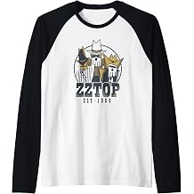 ZZ Top Tres Hombres Tour Raglan Baseball Tee