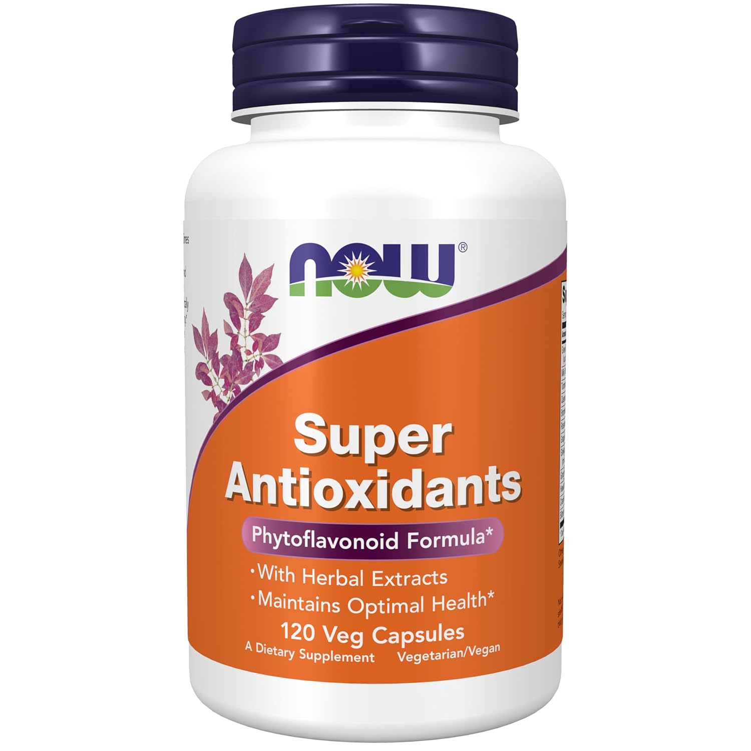 NOW Supplements, Super Antioxidantes com Extratos Herbais para Suporte Imunológico, 120 Cápsulas Veganas