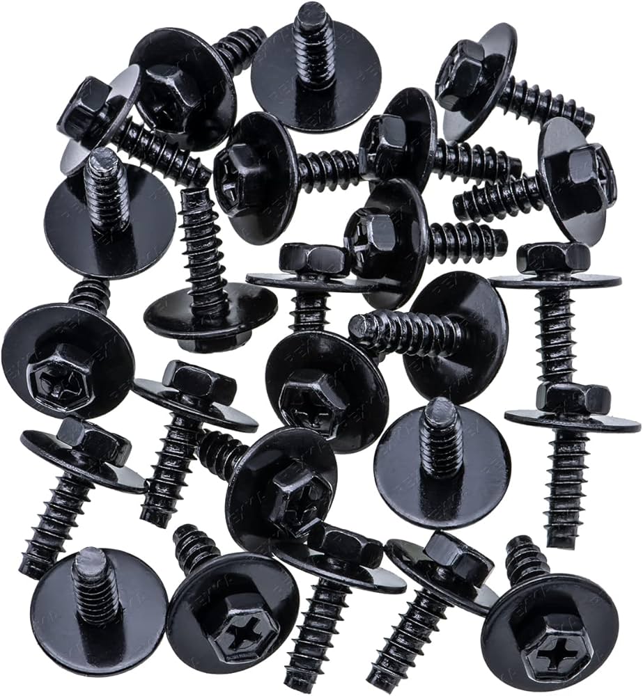 Amazon.com: Rexka 25pcs M5-1.81 x 16mm Fender Liner Splash Shield