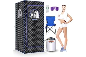 Portable Sauna Box for Home Spa with Foot Massager