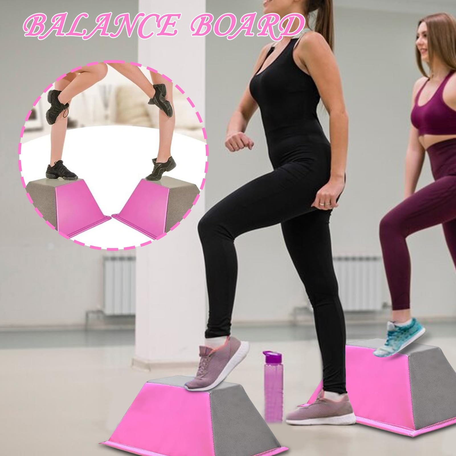 Cheer Balanced Trainers, stabilny dywanik do stoiska kaskaderskiego, platformy z rdzeniem siłowym trapezowym, sprzęt treningowy dla dorosłych, domu, studia, siłowni, wewnątrz, na zewnątrz, procedury