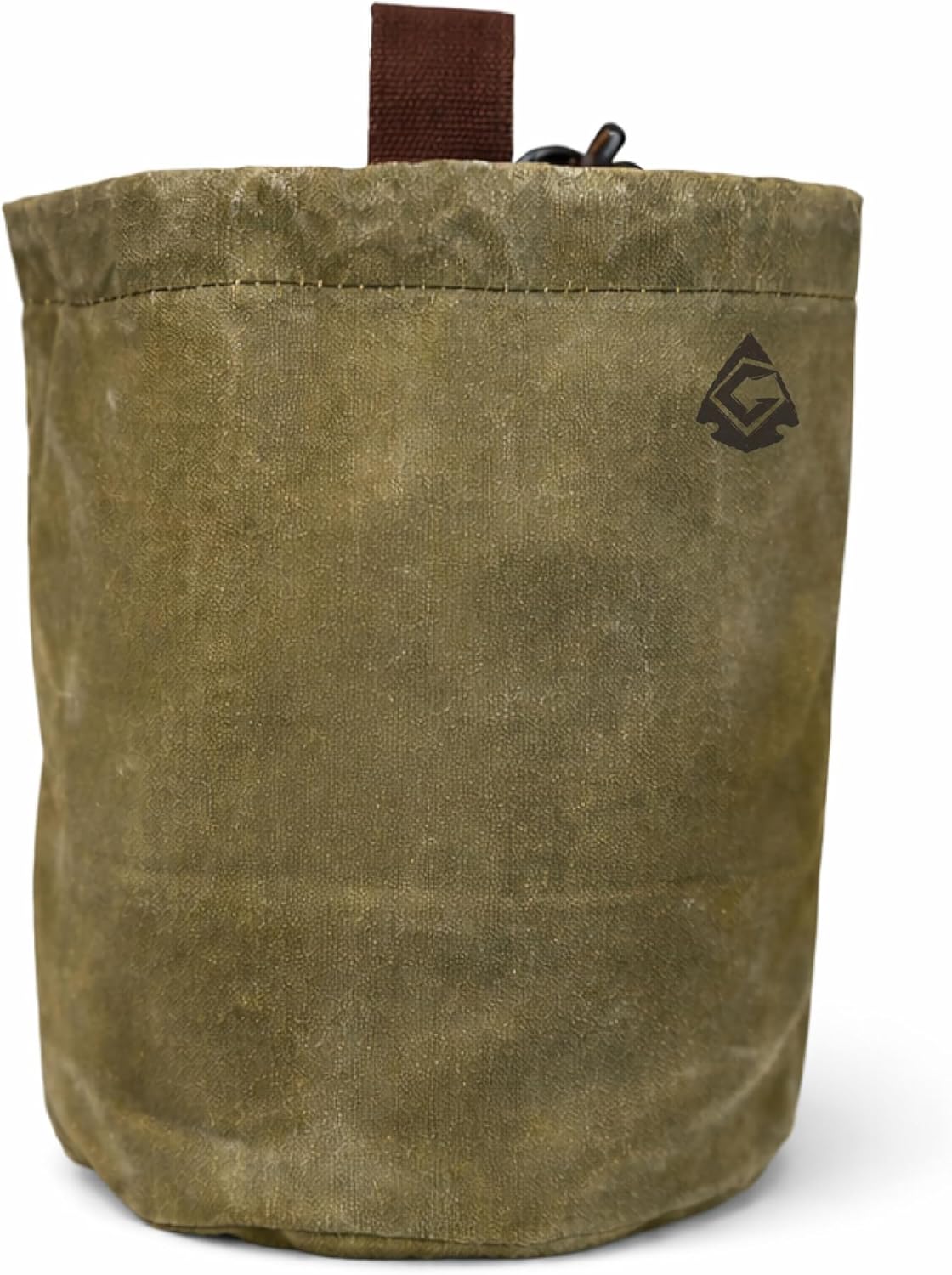 Campcraft Outdoors Bushcraft Cookware Bag, 2QT, Waxed Canvas, Khaki