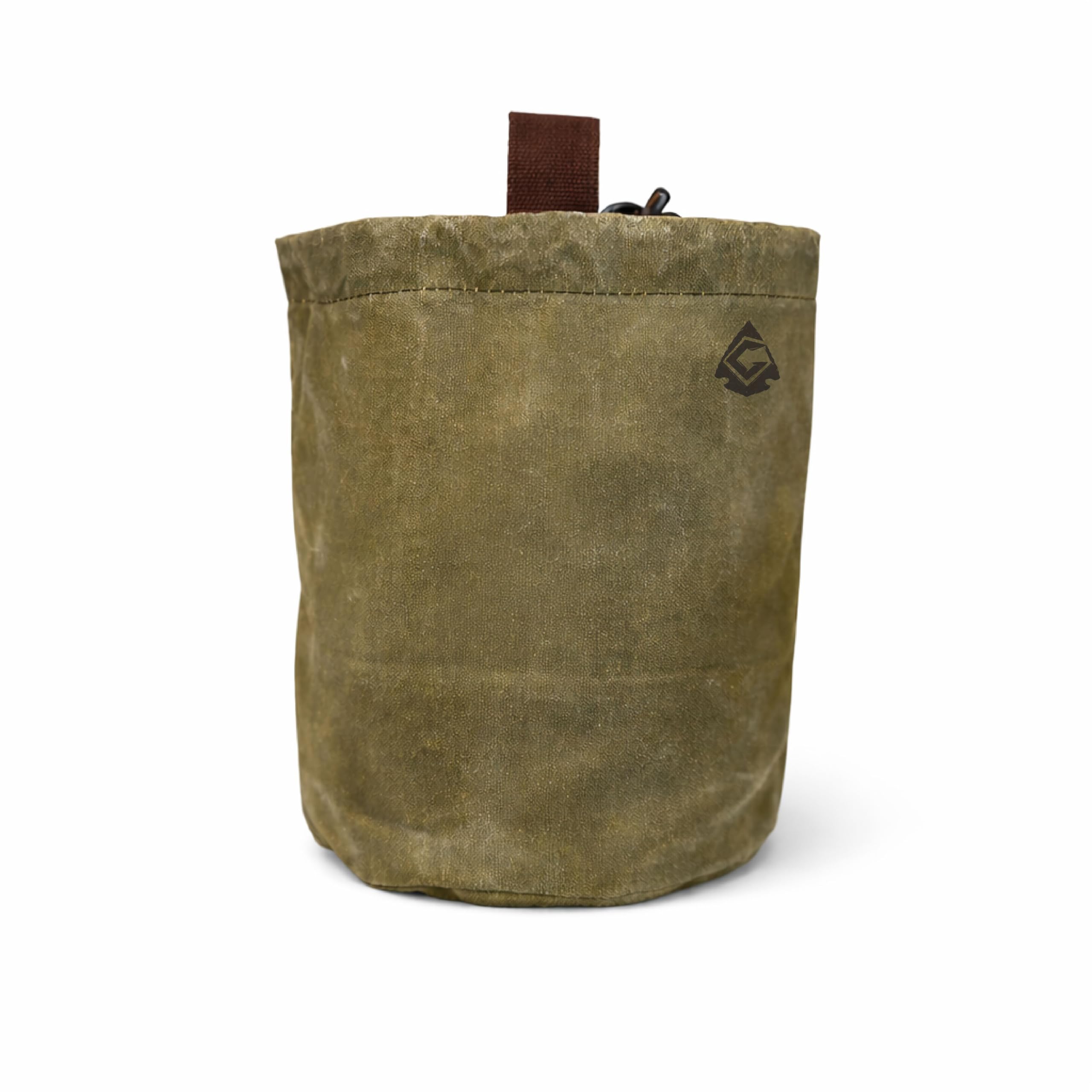 Campcraft Outdoors Bushcraft Cookware Bag, 2QT, Waxed Canvas, Khaki