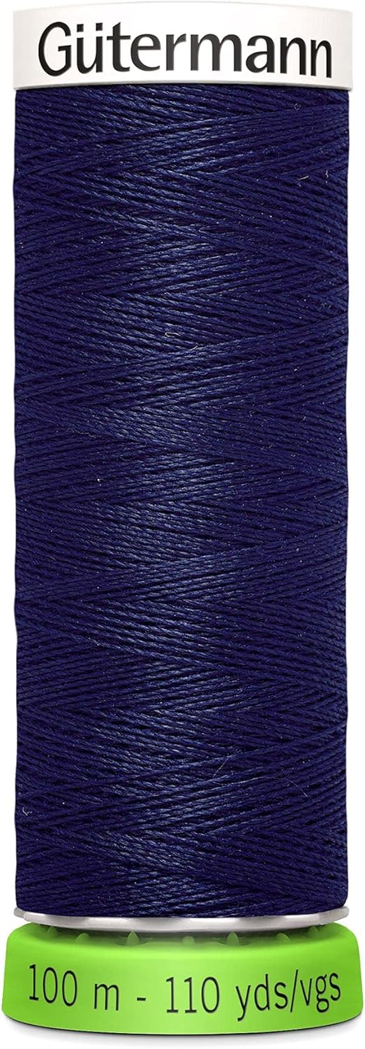 Gutermann 723860 310 Sew All 100% Recycled Polyester Thread 100mtr, OSFA, Navy