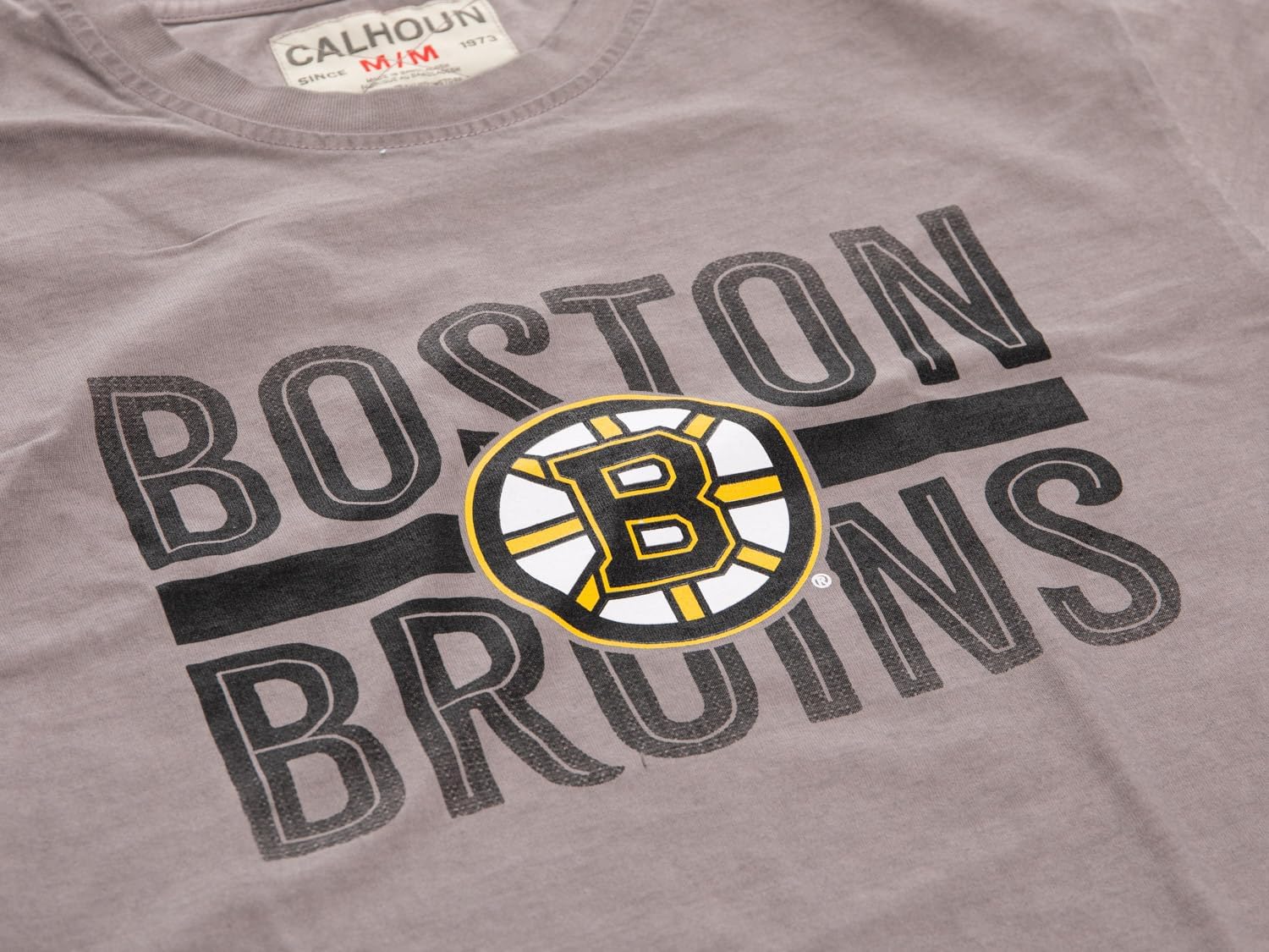 Calhoun NHL Surf & Skate Mens Short Sleeve Crewneck Distressed Vintage Print T-Shirt - Image 4