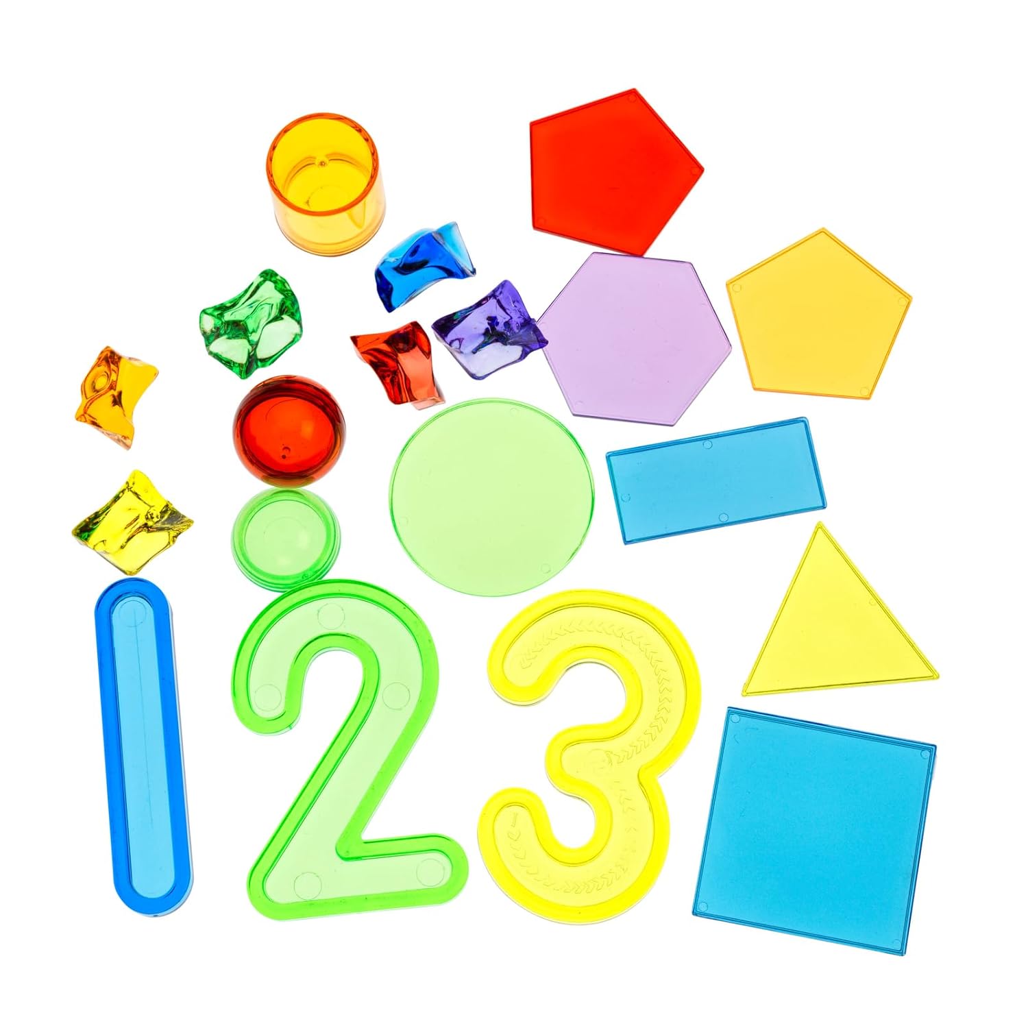 Excellerations Light Table Math Bin - 296 Pieces