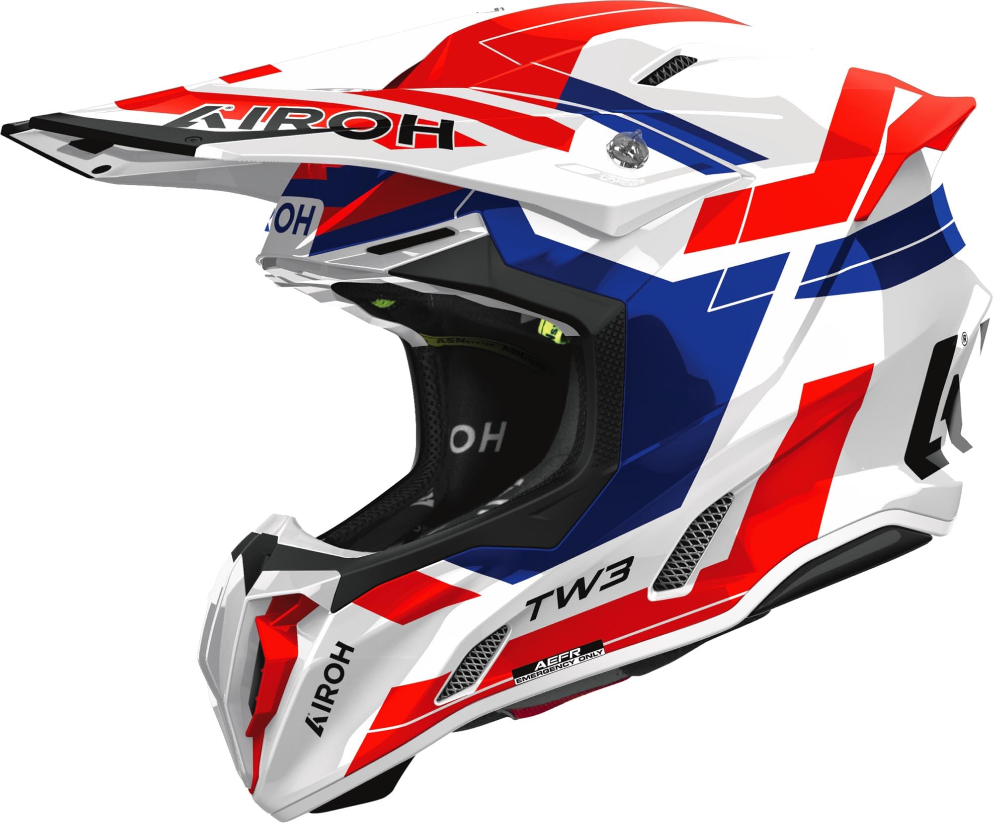 AIROH Twist 3 Dynasty Red/Blue Gloss S