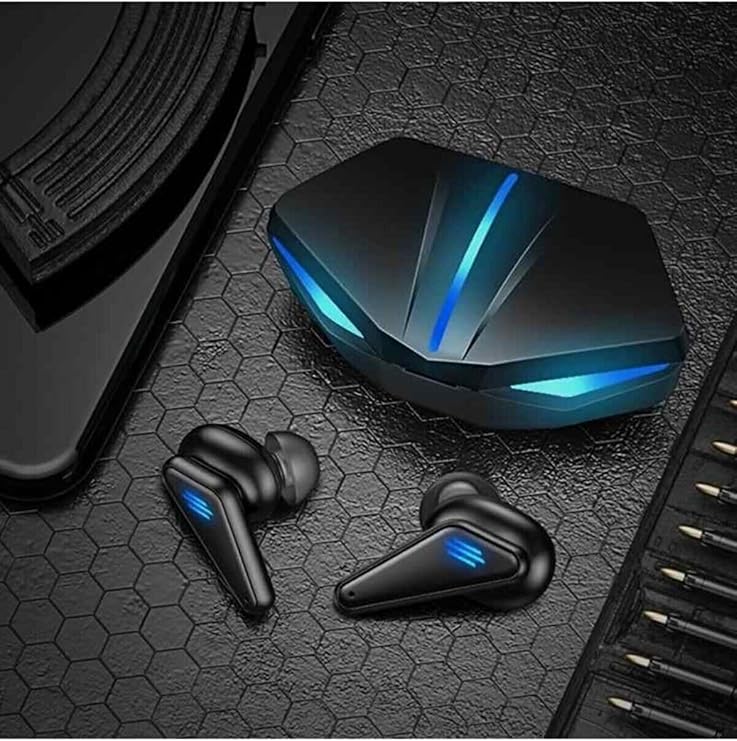 K-55 True Kablosuz Oyuncu Kulaklığı Işıklı Kulakiçi Bluetooth Kulaklık 5.0