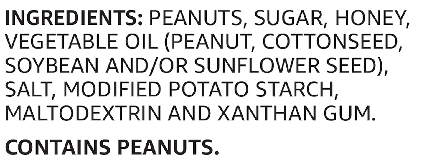 Amazon Brand - Happy Belly Peanuts, Honey Roasted, 42 Ounce