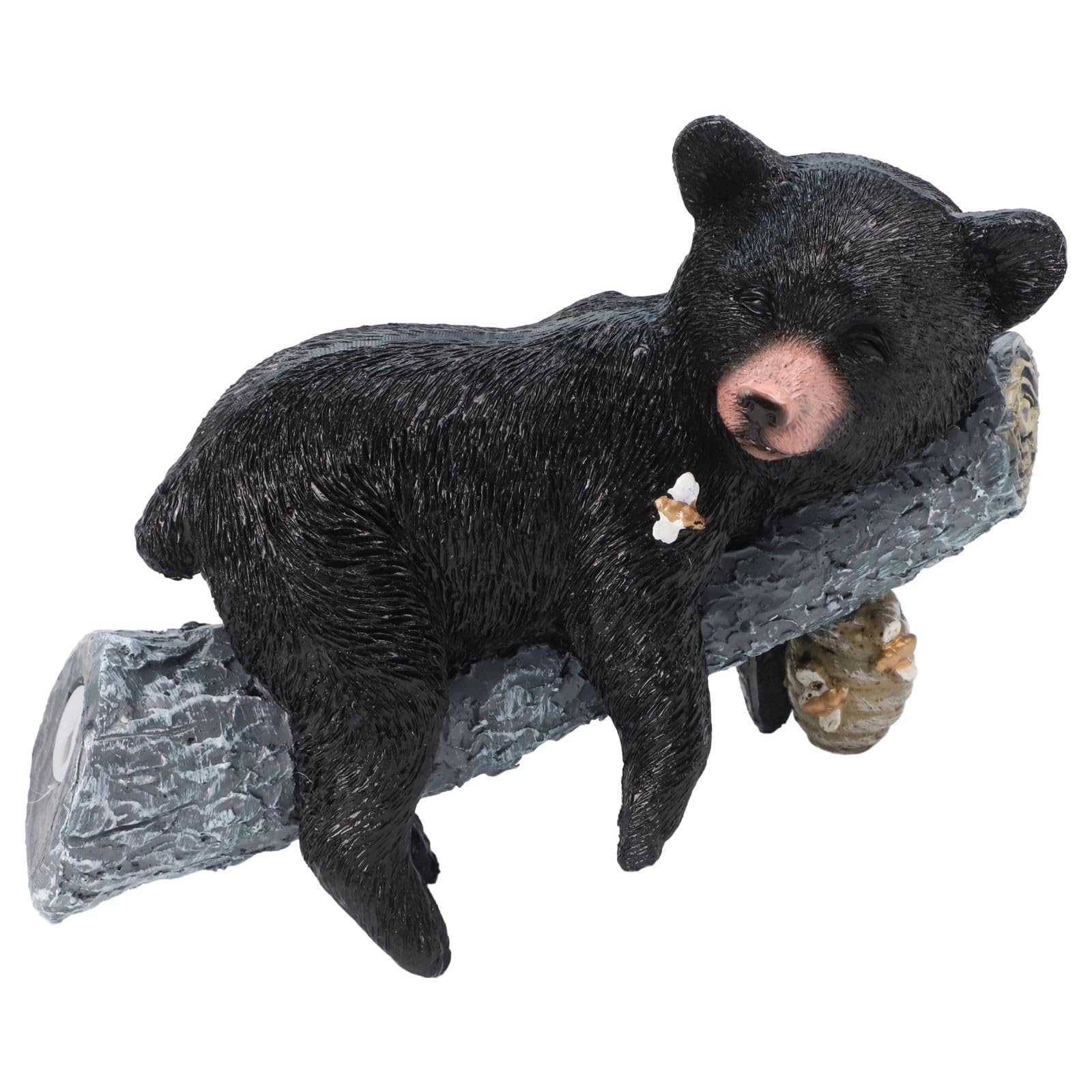 Branche d'ours décorative pour jardin en résine haute résistance aux détails réalistes