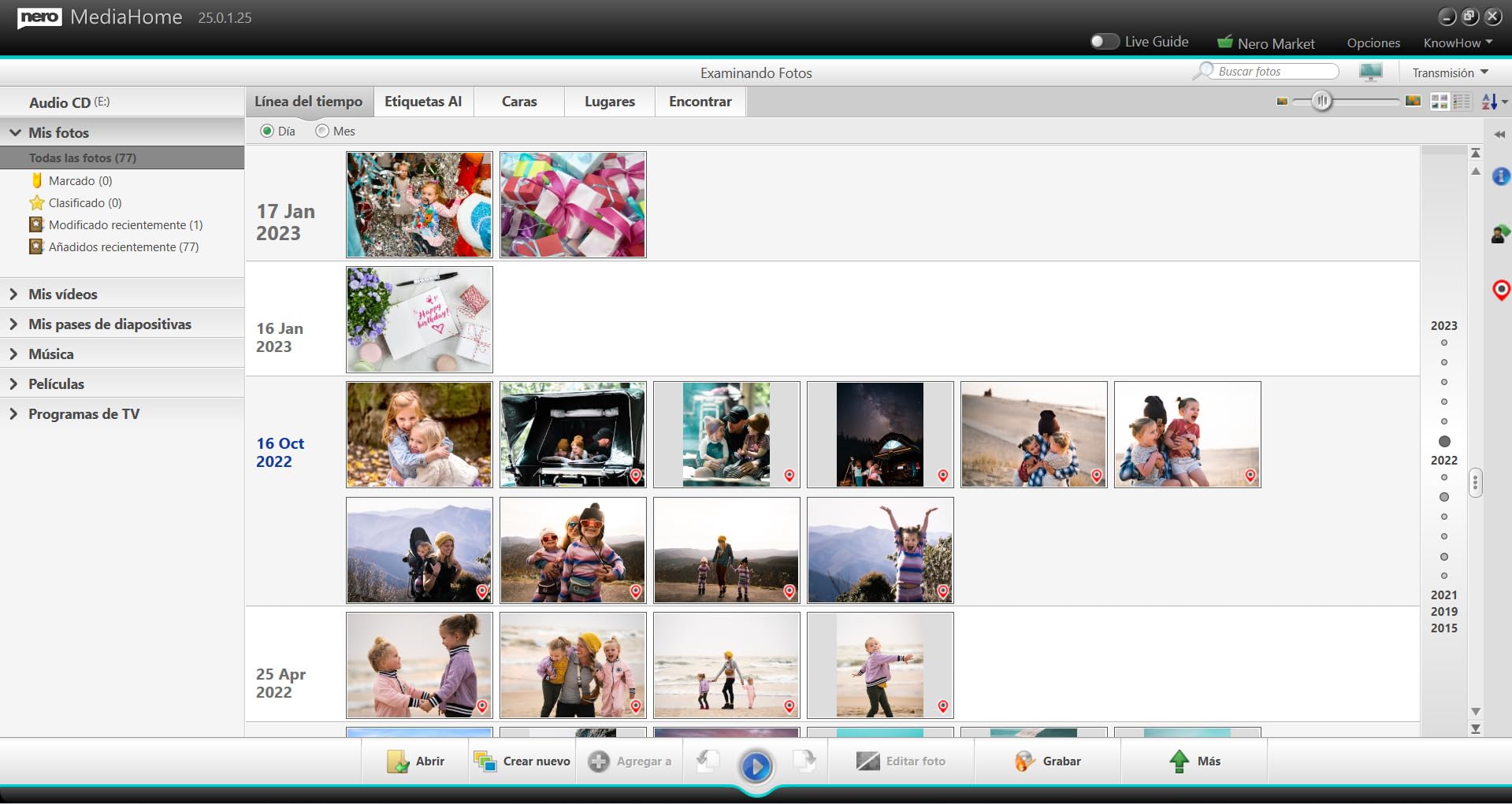 Nero Media Home | Gestionar y reproducir multimedia | Organizador multimedia | Fotos | Música | Vídeos | Archivar | Ordenar | Crear | Reproducir | Windows 11/10/8/7 | 1PC | licencia ilimitada