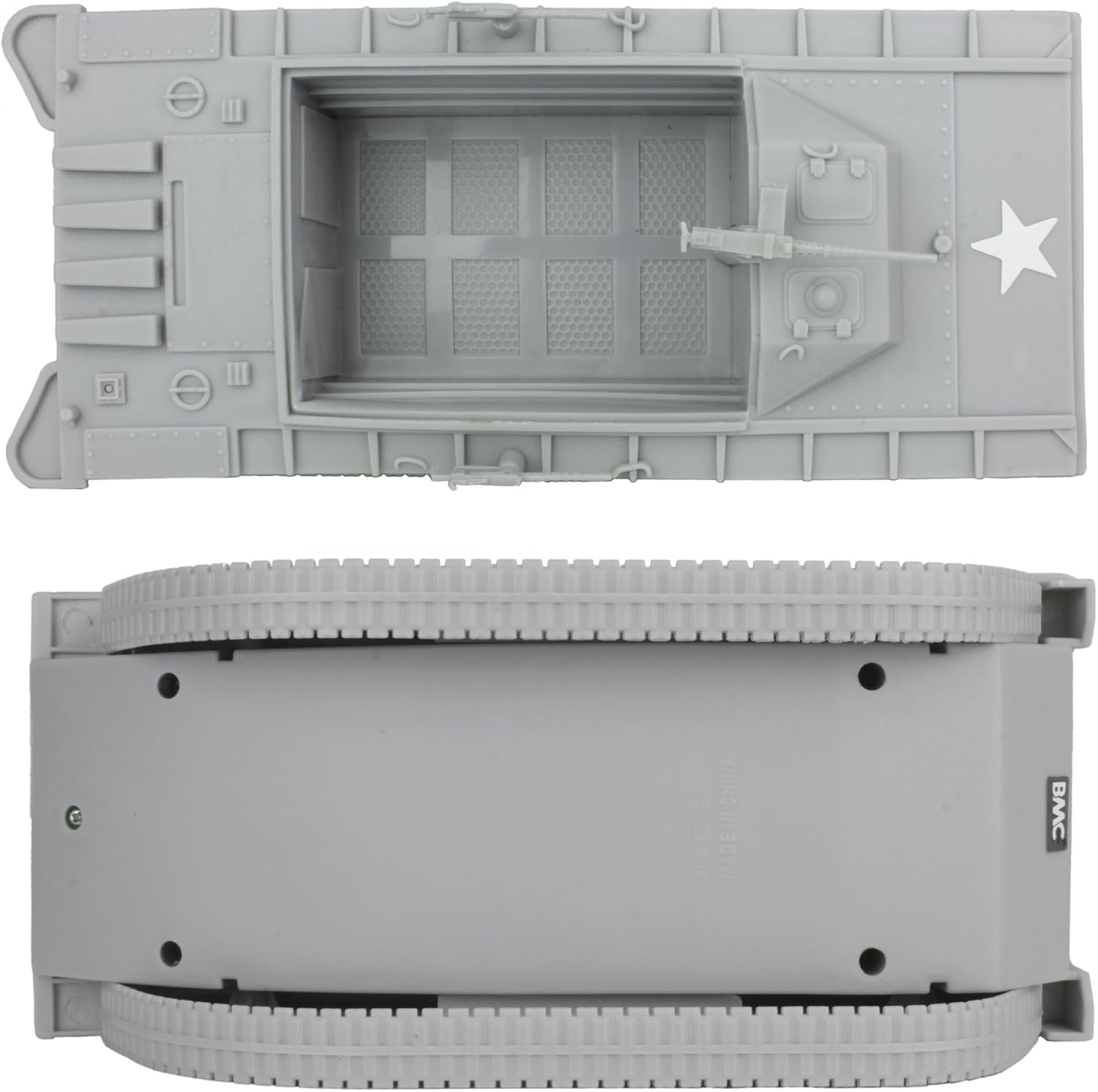 BMC WW2 USMC Amtrac LVT - 1:32 Amphibious Vehicle for Plastic Army Men