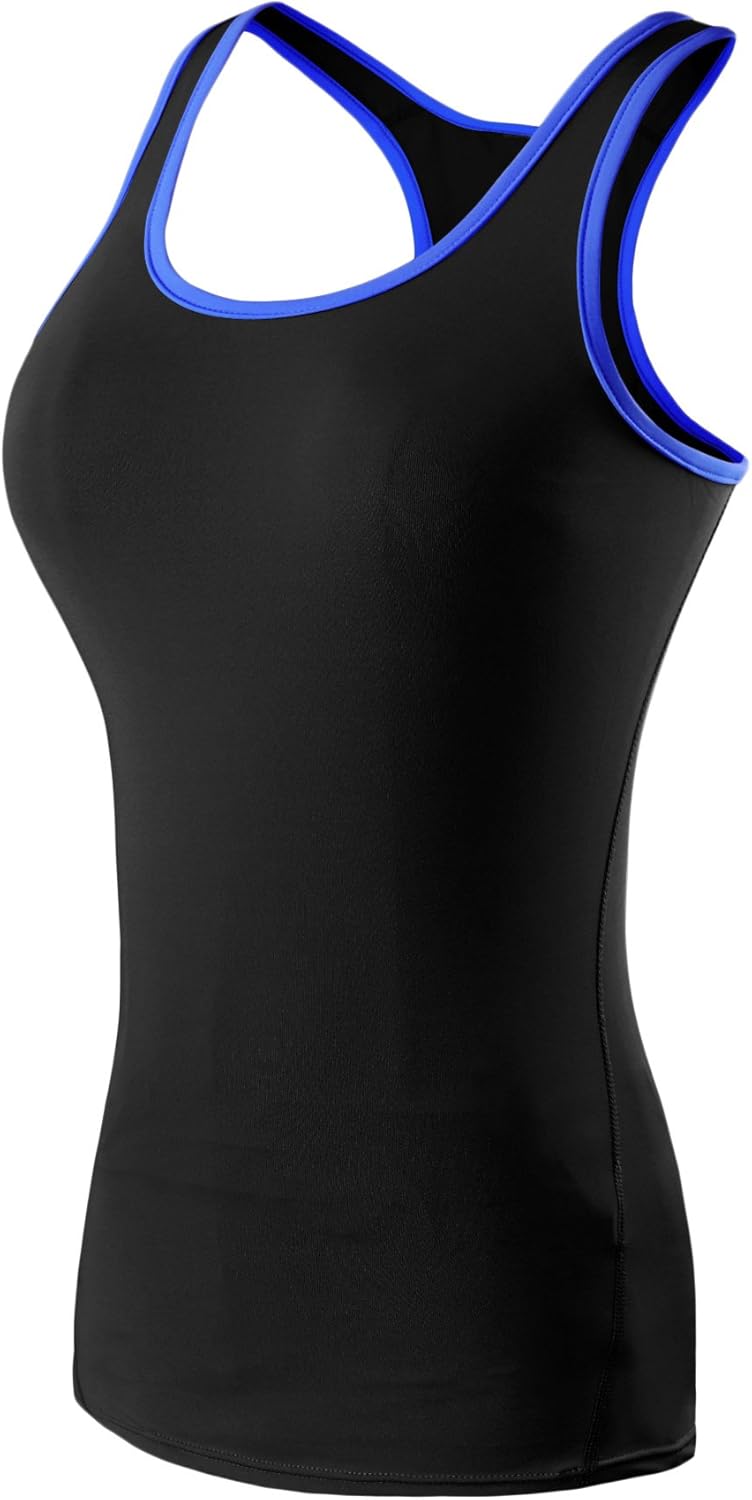 NELEUS Women's 3 Pack Compression Base Layer Dry Fit Tank Top - Image 2