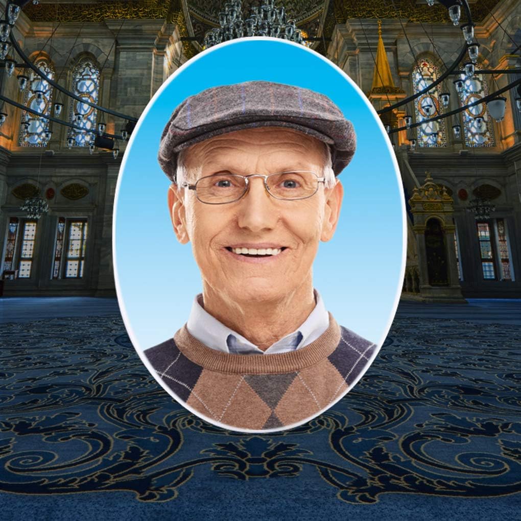 TINAYAUE Personalized Porcelain Portrait Picture for Headstone - Ceramic Tombstone Custom Memorial Photo Tile for Monument Cemetery - Free Professional Photo Edit