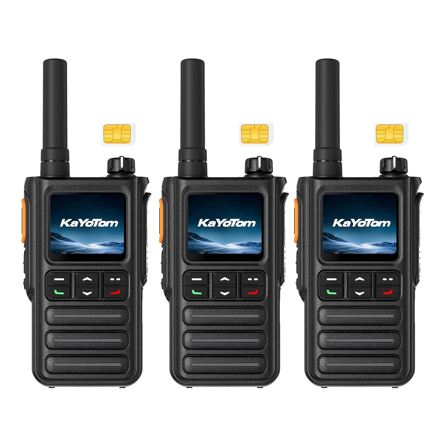 Lifetime Free Rapid GPS Unlimited Range Global Walkie Talkies Long Range Two Way Radio IP65 Waterproof AI Noise