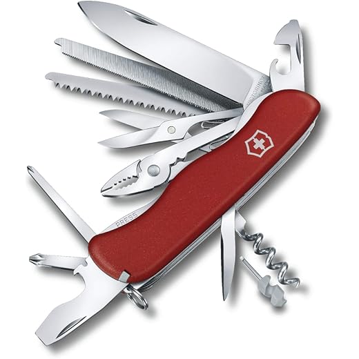 Victorinox Work Champ Swiss Army Large Pocket Knife with Metal Saw