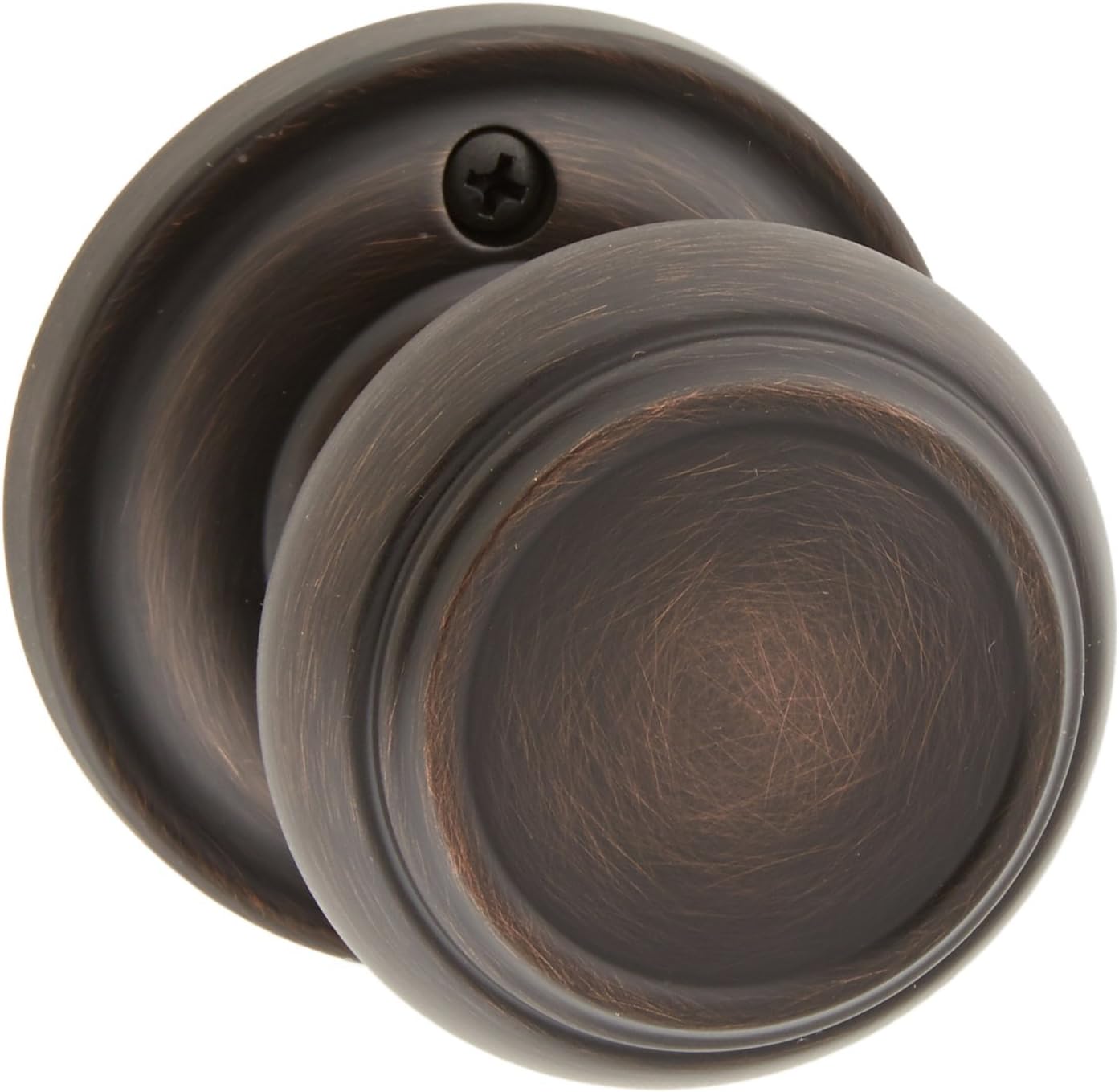 Baldwin HDTRATRR150 Reserve Half Dummy Traditional with Traditional Round Rose in Satin Nickel Finish