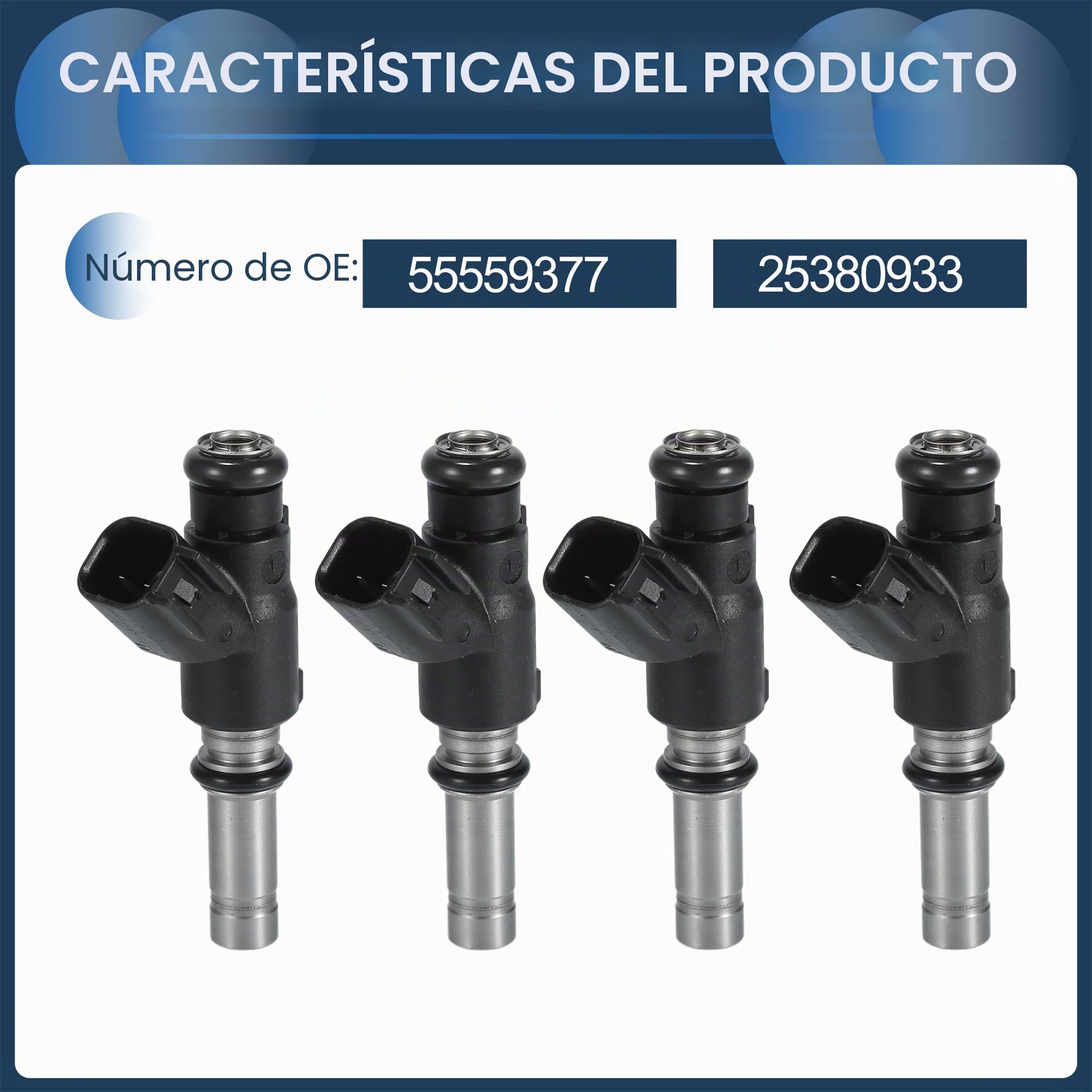 Inyector De Combustible Boquilla De Inyección De Combustible Del Motor No.55559377 Para Opel para ASTRA H Hatchback 1.3 Cdti 2005-2010 Para Fiat Panda Hatchback 0.9 2019 4 Pcs