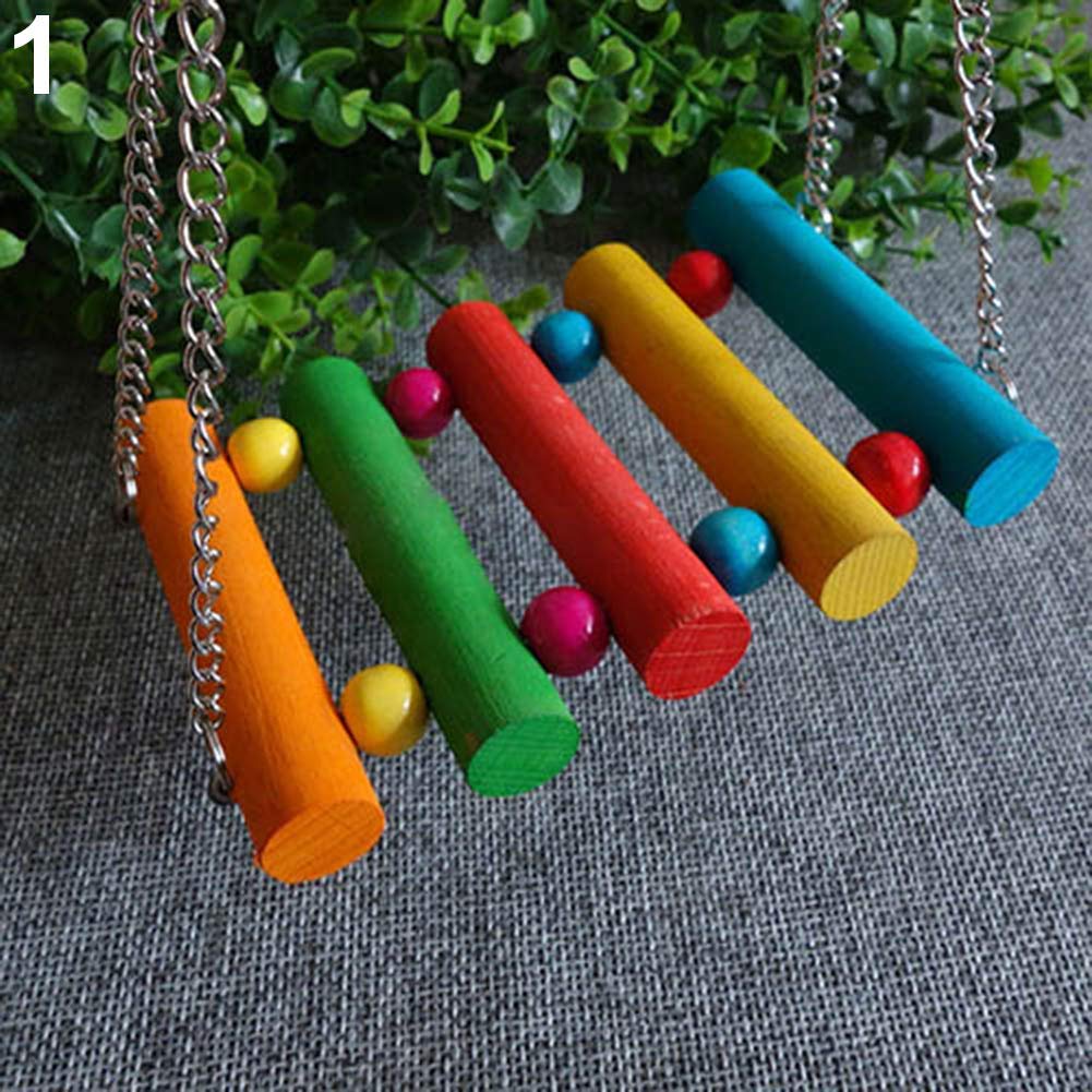 Funny Pet Swing Pet Bird Parrot Parakeet Budgie Cockatiel Cage Hammock Swing Toys Hanging Toy Pet Supplies Superiorâ€‚Quality and Creativereliable