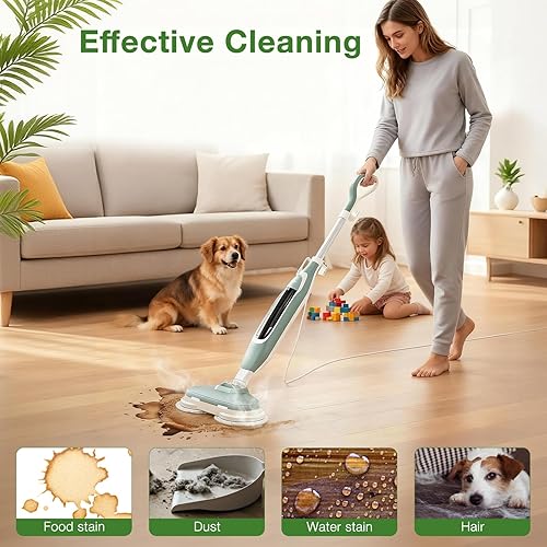 Miniatura 5 de Paquete de 8 almohadillas de repuesto para trapeador de vapor Shark S8001 S7001 S7201 S7000AMZ S8201, almohadillas de fregona de vapor y fregado