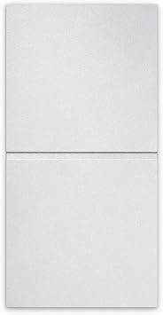 Armstrong Ceiling Tiles 2x4 Ceiling Tiles - Acoustic Ceilings for 15/16" Hanging Ceiling Grids Drop Ceiling Tiles Direct from Manufacturer DUNE Second Look Item 2712 - 10 Pieces White Tegular