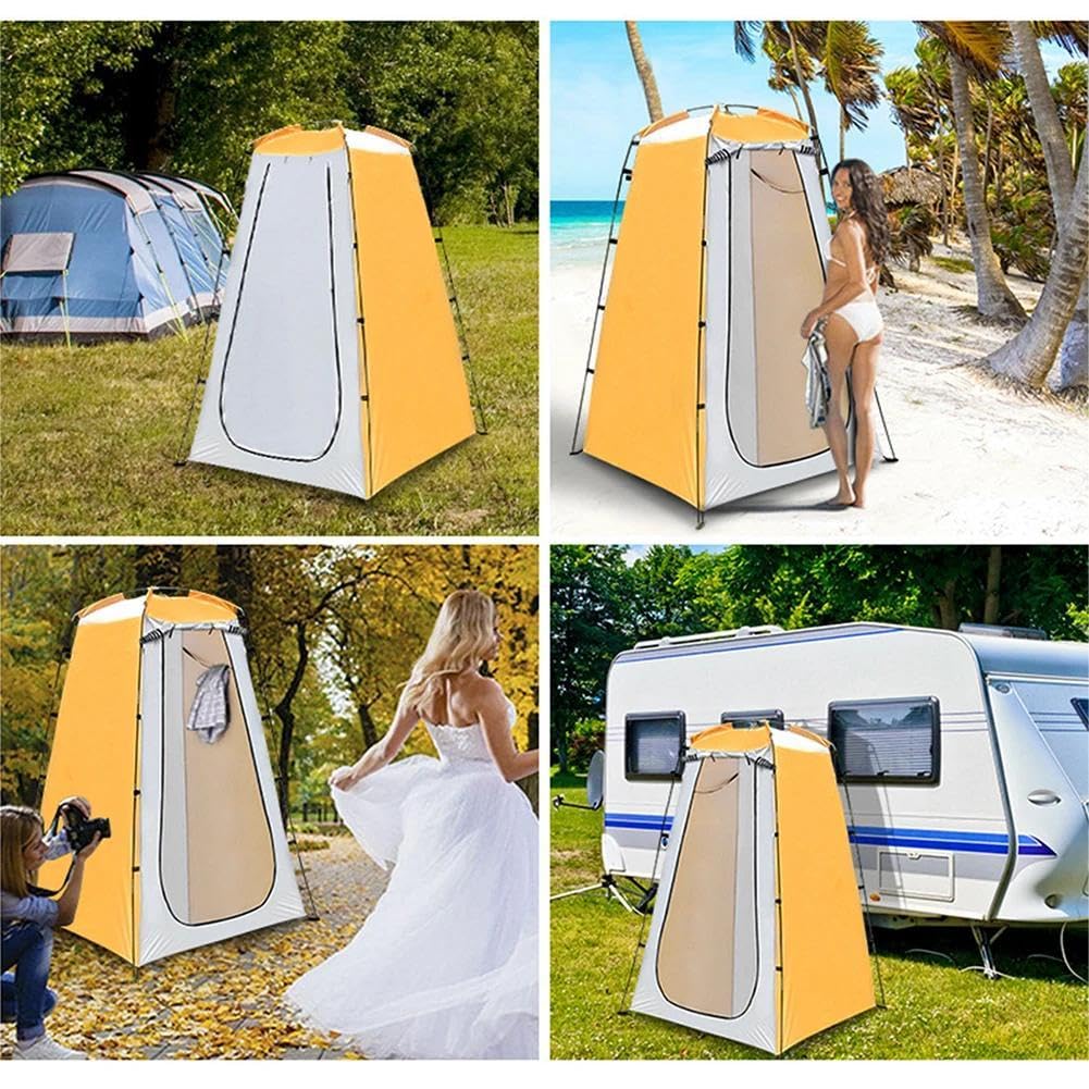 Tienda de Ducha, Tienda de Ducha Plegable Pop-up Automático Instantáneo Gabinete de Cambio, Tienda de Ducha Impermeable Anti-UV Tienda para Camping, Pesca, Playa, Ducha, Cambiar