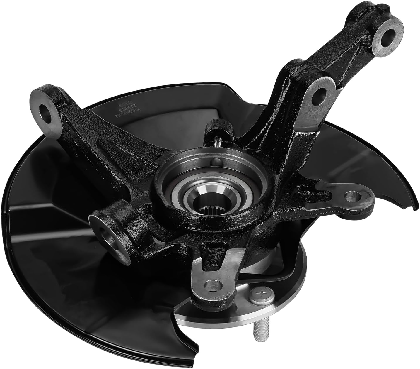 Front Steering Knuckle & Wheel Bearing Hub Assembly Fit for Honda Civic 2006-2011, (Without Si Model), Left Driver Side, Replace 698-451, 44300SNA952, 44300TR0951 Front Left Driver Side