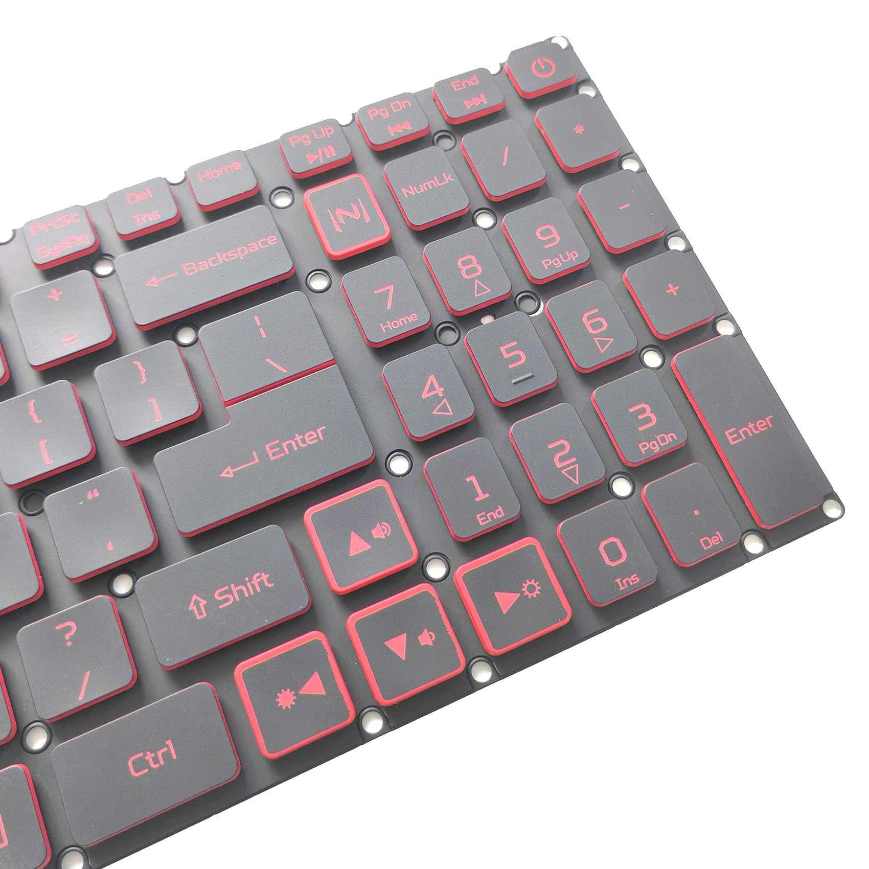 Amazon | WWGTMC レッドバックライトキーボード Acer Nitro 5 AN515-45