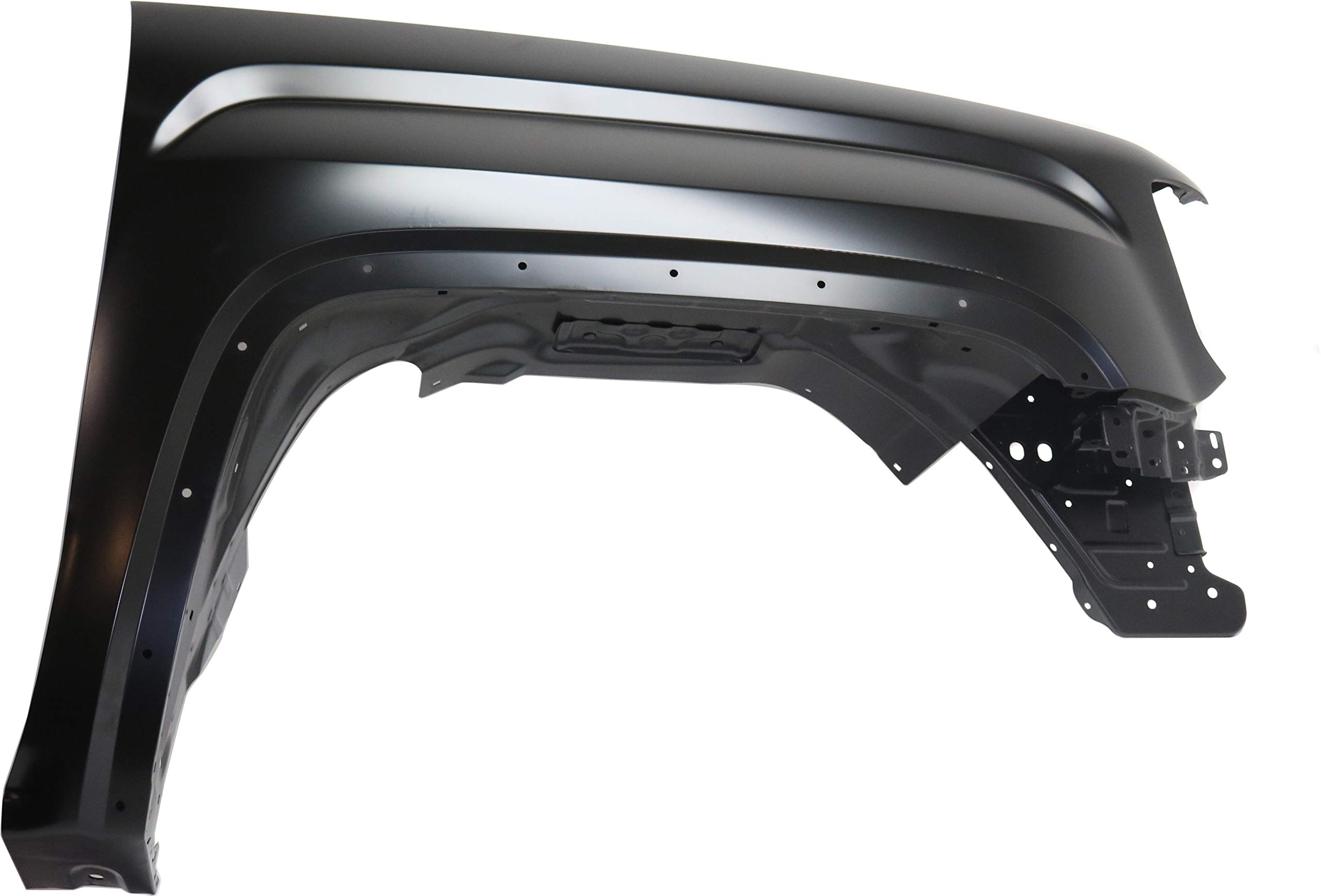 Garage-Pro Fender Compatible with GMC SIERRA 1500 2014-2018/2500 HD/3500 HD 2015-2018 RH Assembly Steel with Molding Holes