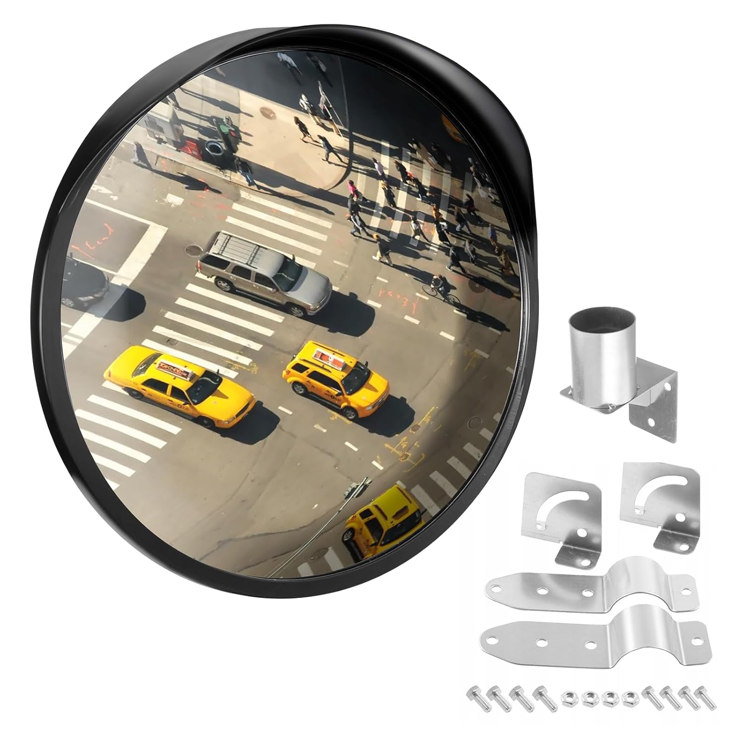 Convex Traffic Mirror 32" for Indoor/Outdoor Safety