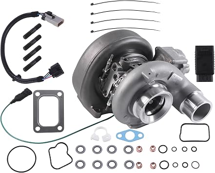 HE300VG Turbo Turbocharger w/Electric Actuator Kit Fits for Ram 2500 3500 4500 5500 2013-2018 ISB Cummins 6.7L DIESEL OE 3775426 3775427 3775439 3779986