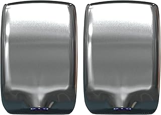 Commercial Hand Dryer (2-Pack) - Electric Hand Dryers for Bathrooms– High Speed (224 MPH) Stainless Steel Air Hand Dryer with Air Filter, Optional Energy-Saver Mode, Speed/Volume Control