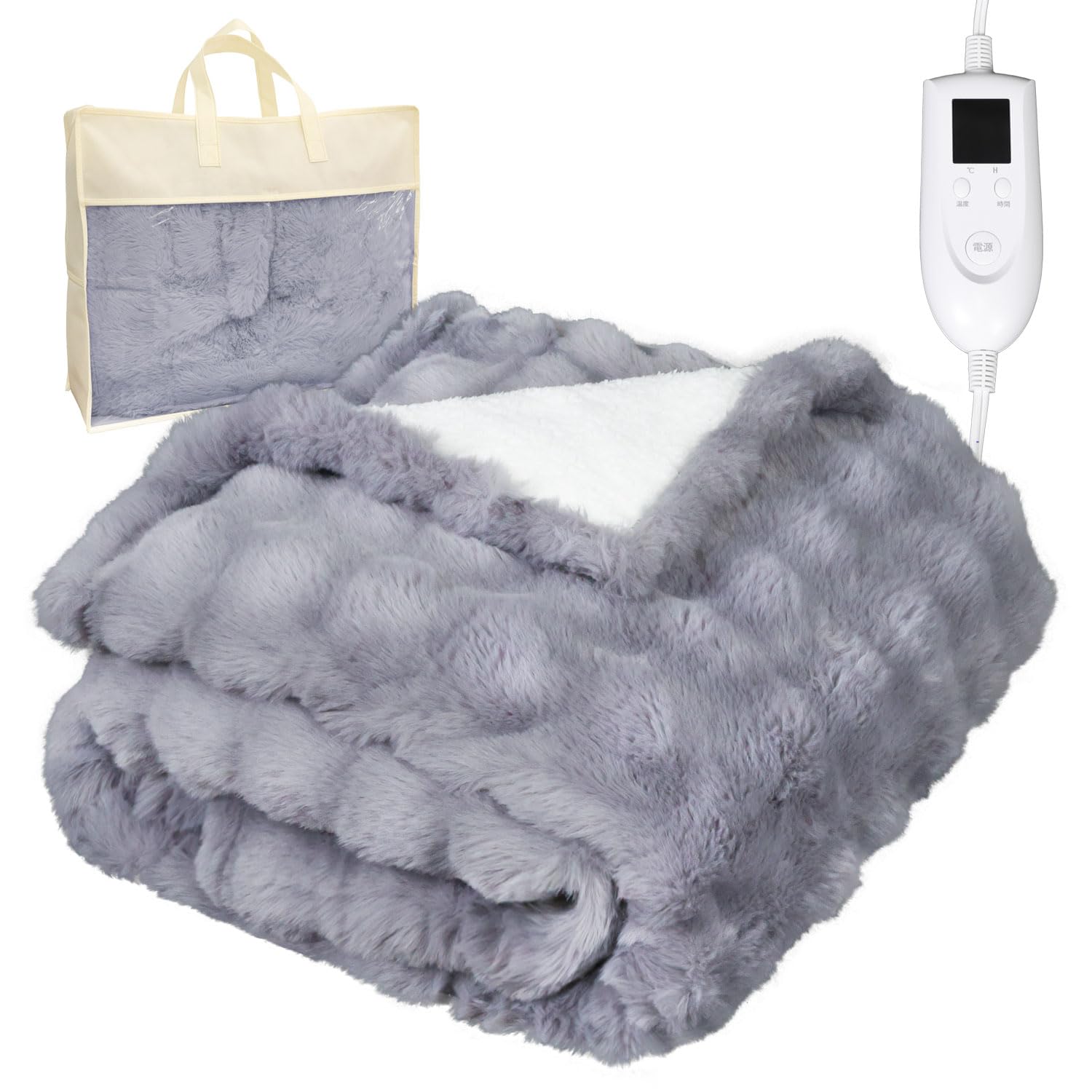 Amazon.co.jp : [Rocotto/2025年モデル] 電気毛布 ふわもこ 掛け