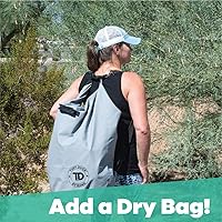 Vista 8 de GAME 56794-BB - Pato remolcable Tuff de 6 pies de ancho, soporta hasta 400 libras inflable de primera calidad, gigante, musgo Oa