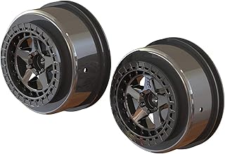ARRMA SC 2.2/3.0 Wheel 14mm Hex Blk Chrome(2)