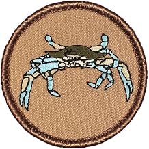 Maryland Blue Crab Patrol Patch - 2" Diameter Round Embroidered Patch Sew-on