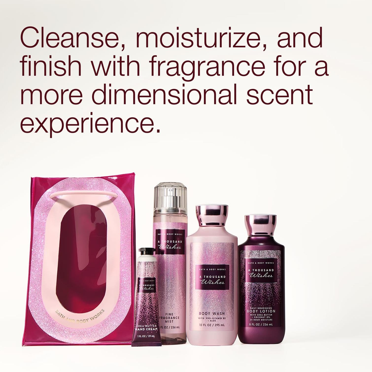 A Thousand Wishes ボディローション 4本セット Amazon.com : Bath & Body Works A Thousand Wishes Gift Set with