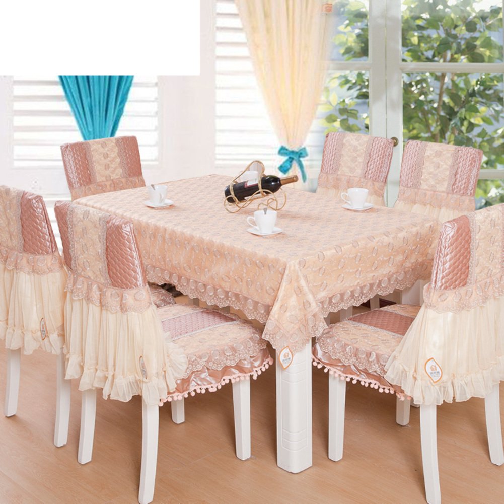 Revêtements en tissu de dentelle haut de gamme pour dossier chaise Kit B