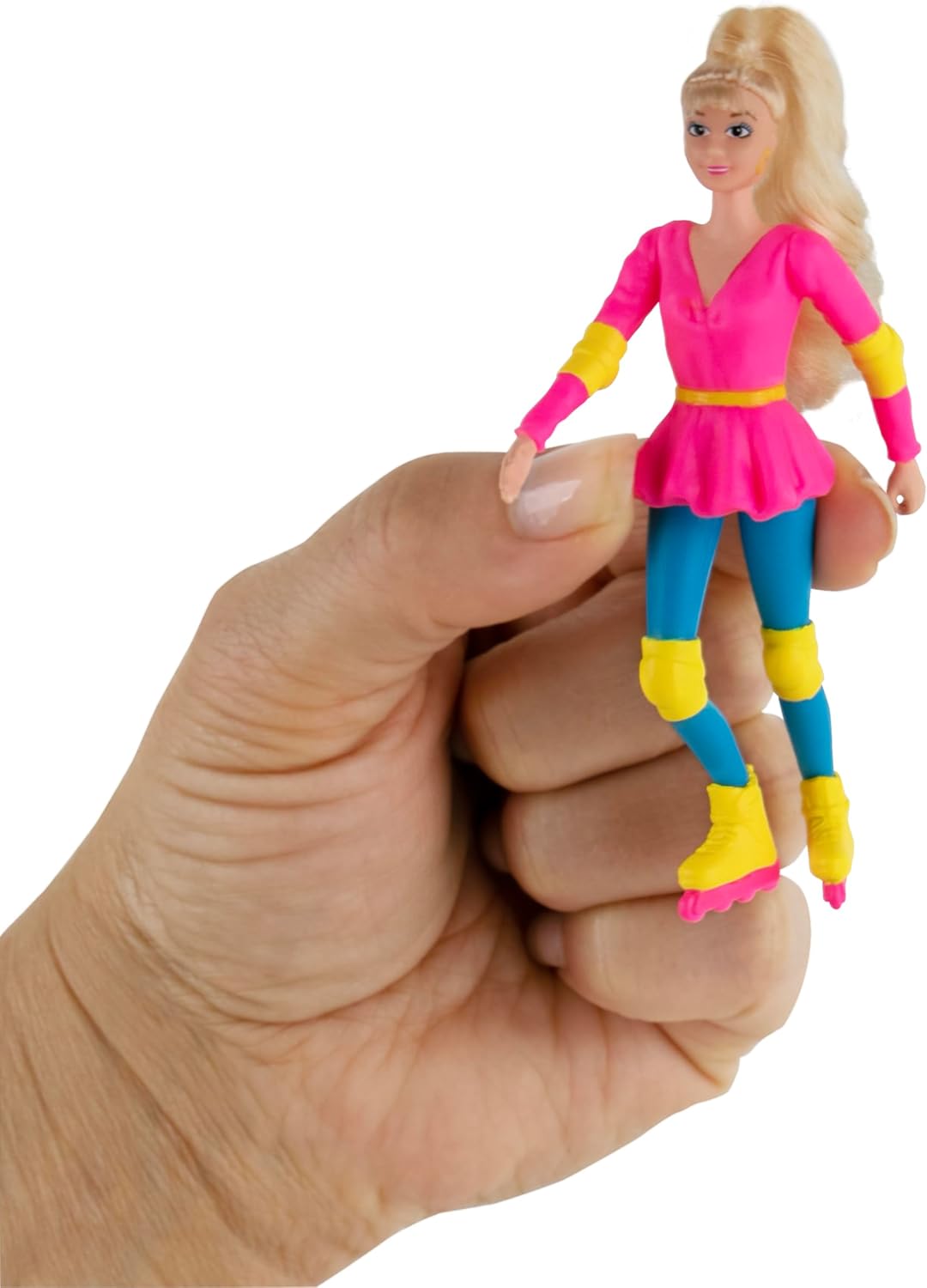 World's Smallest Barbie Doll – 4 Inch Miniature Classic Barbie with Stand – Collectible Retro Doll Toy for Girls, Barbie Fans & Miniature Collectors