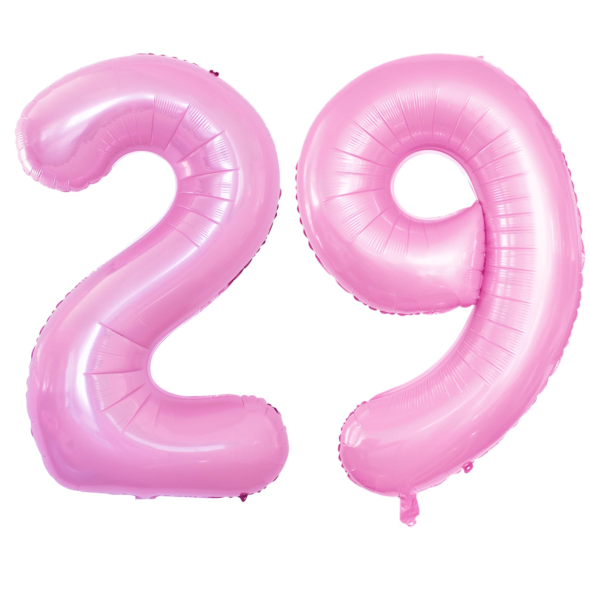 Photo 1 of GOER Number 29 Balloons for 29th Birthday Party Decorations,42 Inch Jumbo Foil Helium 92 Balloons for 92nd Birthday Party Decoration (Light Pink)