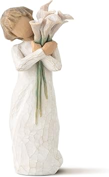 Willow Tree Beautiful Wishes Figurine | Cast from a Susan Lordi Original Carving, Meaningful Keepsake Gift for Loved Ones, Display on Shelf, Table or Mantel