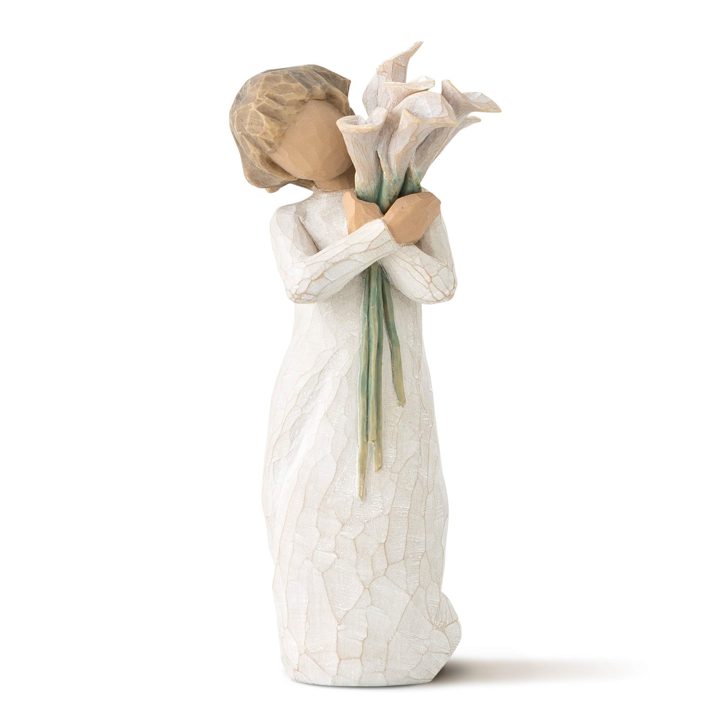 Willow Tree Hand-Painted Sculpted Figure, Beautiful Wishes