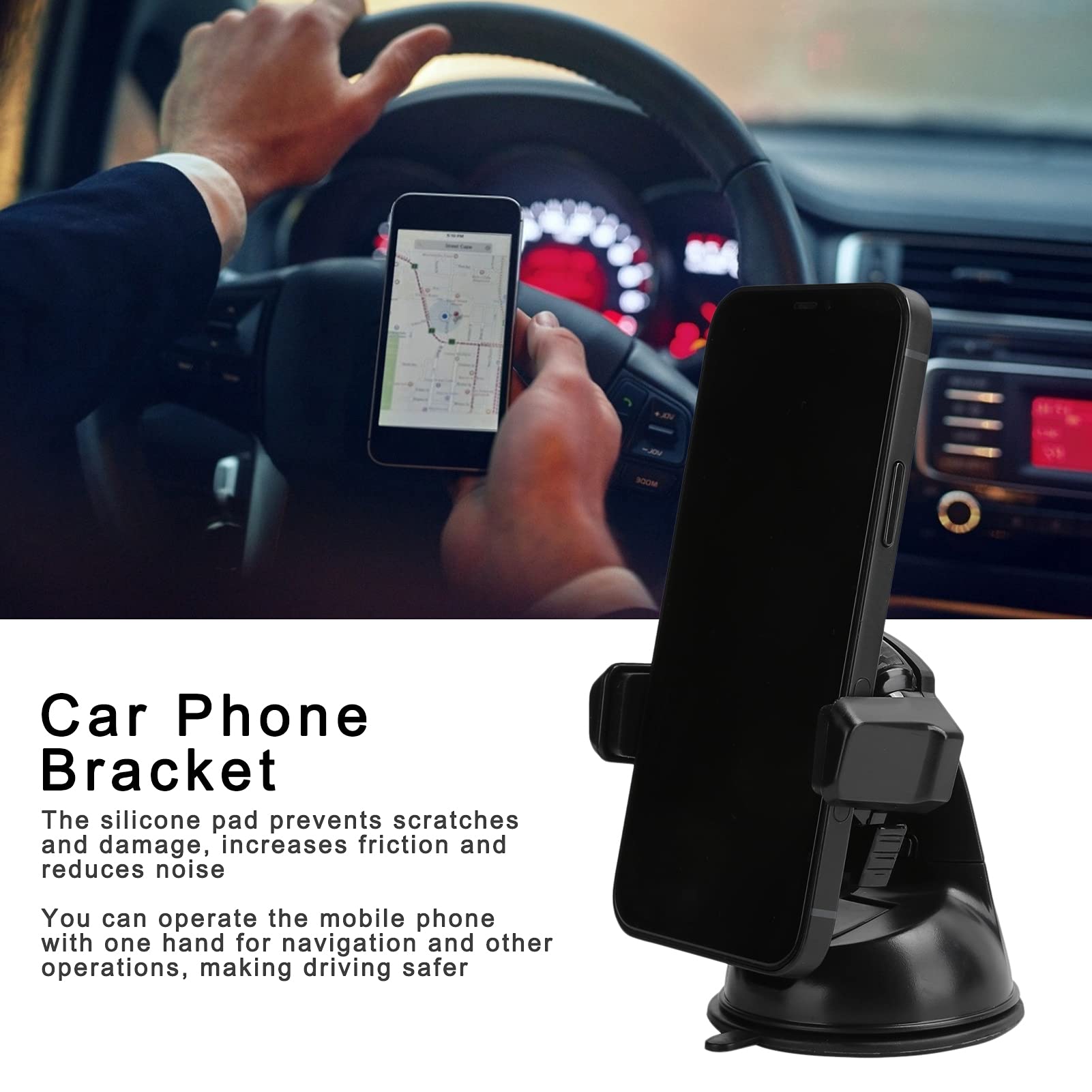 Flexibele Smartphone Houder Met Zuignap - Handsfree Bellen - Universeel - Veilig Rijden - Dashboard - Voorruit - Universele Telefoonhouder Auto - Telefoon Houder Voor Auto Flexibele Smartphone Houder Met Zuignap - Handsfree Bellen - Universeel - Veilig Rijden - Dashboard - Voorruit - Universele Telefoonhouder Auto - Telefoon Houder Voor Auto