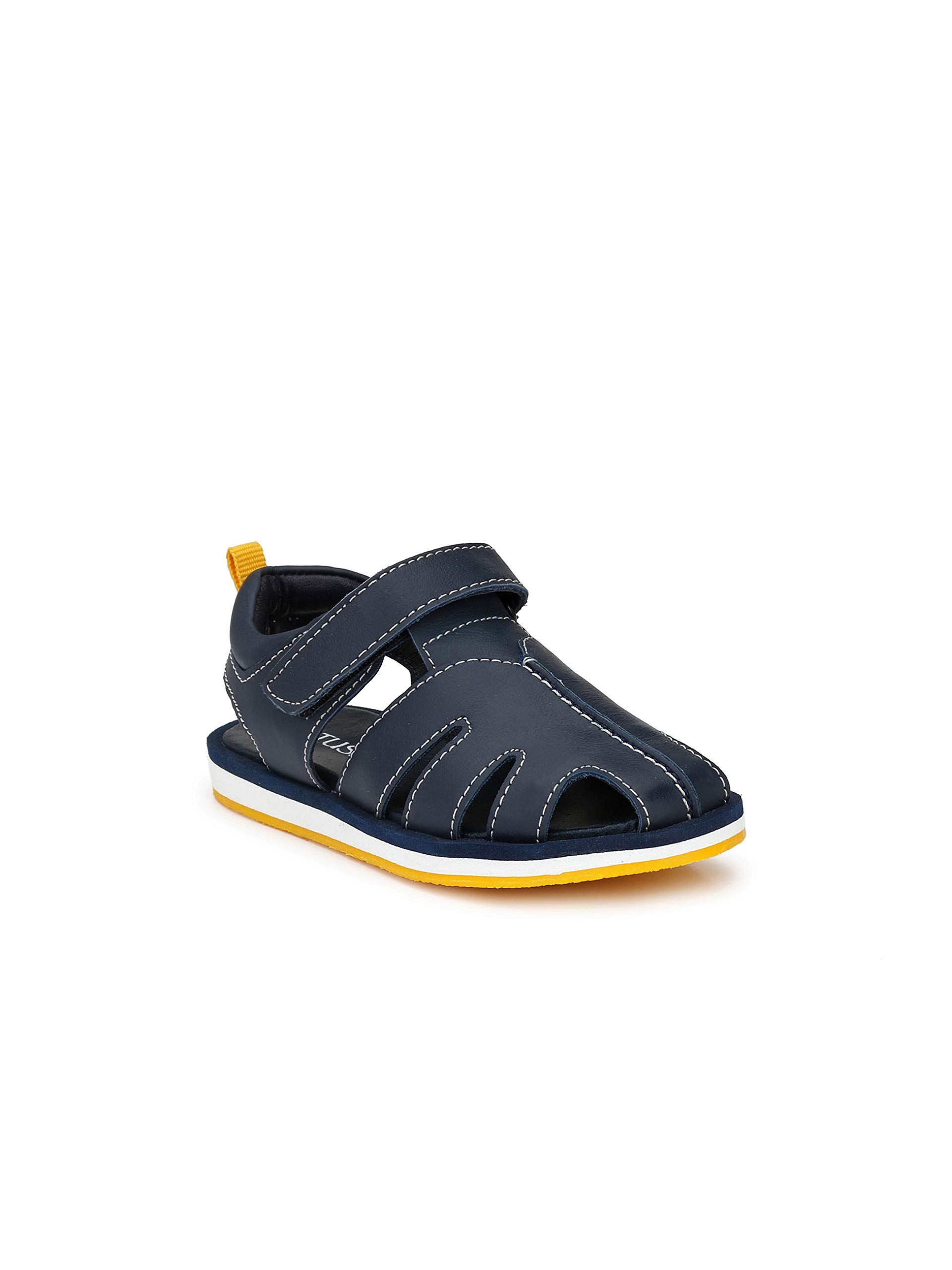 Tuskey Casual Genuine Leather Kids Sandals for Boys, Navy (688Navy12) (B08CZVQBCM) Amazon Price History, Amazon Price Tracker