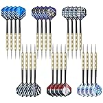 Accmor Metal Tip Darts, Steel Tip Darts, Professional Metal Darts, Darts Metal Tip Set, Metal Darts for Dartboard,24 pcs