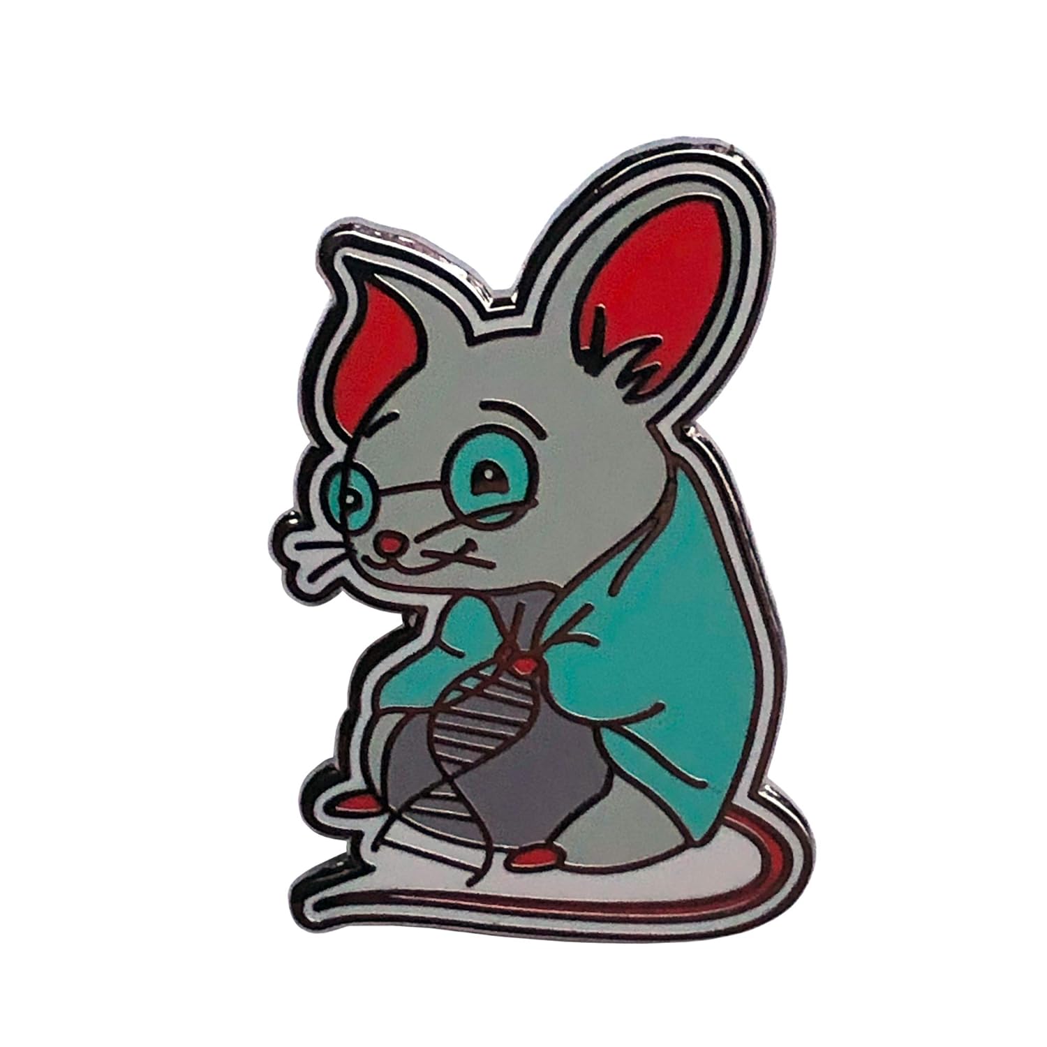 Lab Mouse Monument Pin