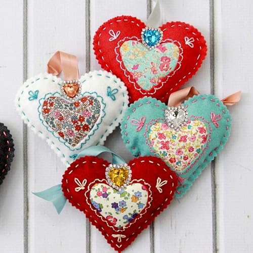 Miniatura 7 de 20 diamantes de imitación de corazón para coser, botones de diamantes de imitación con diamante, diamantes de imitación de corazón de 0.551 in,