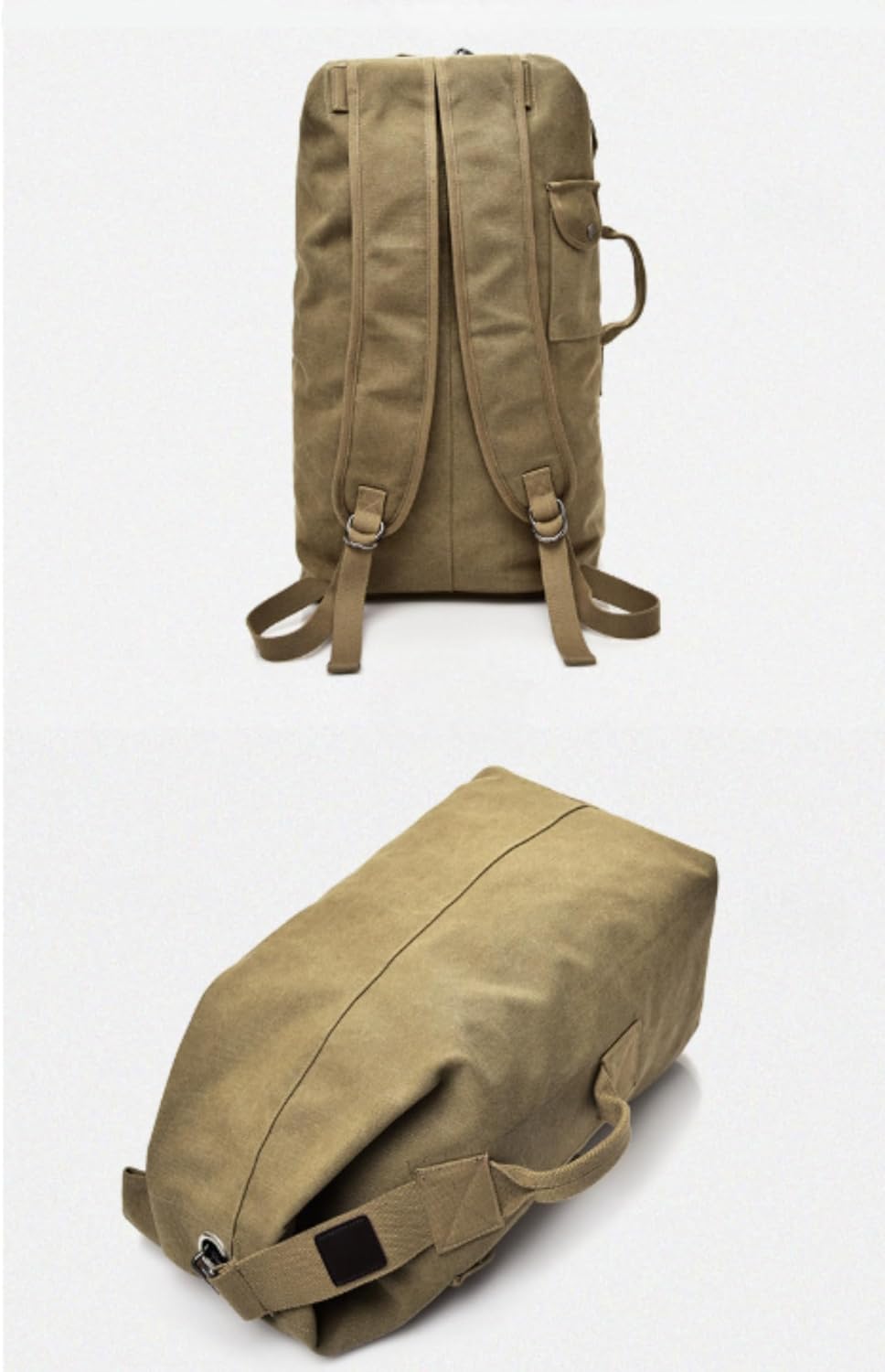 [ULOVEJOY] 帆布 バッグ アウトドア リュックサック 通学 スクールリュック 旅行用バックパック 帆布 バッグ リュックサ