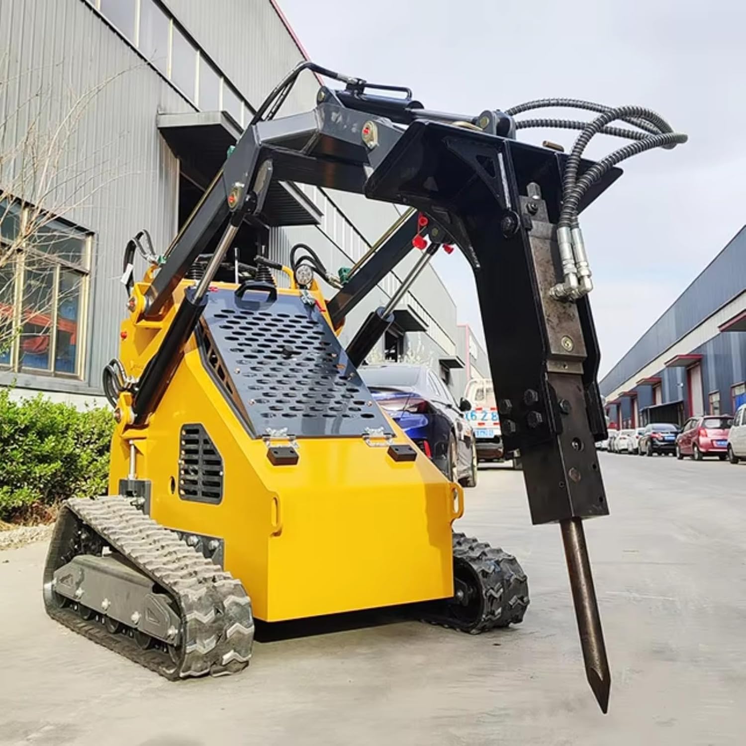 Industrial Skid Steer Loader Crawler Wheel Loader Enclosed Cab for Construction Mining Heavy-Duty Jobs